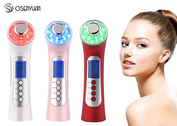 7 In 1 Photon And Ultrasonic Beauty Machine , Ultrasonic Facial Cleanser Machine
