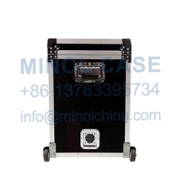 Aluminum Fireproof Transport Flight Road Case With Wheels