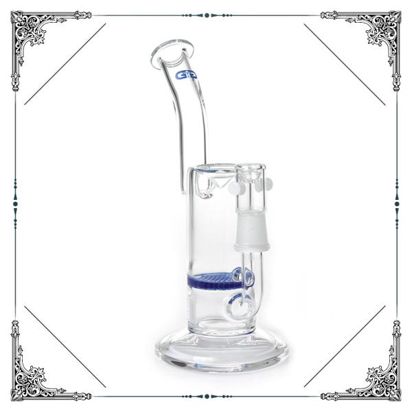 Mini Smoking Water Bubbler With Color Honeycomb Percolator Smoking Pipes Bongs