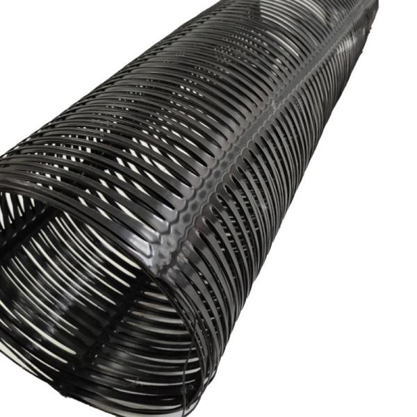 30kn 40kn Grid Mesh PP Plástico Uniaxial Geogrid Para Reforço de Estradas