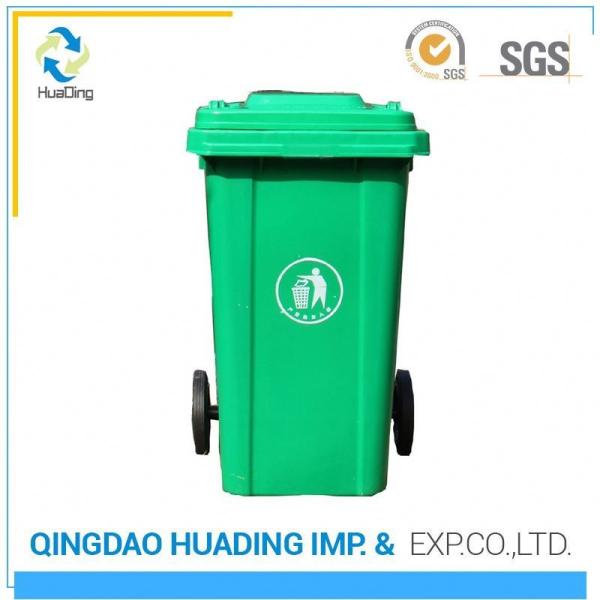 Plastic Standing Kitchen Garbage Trash Can with Wheels Large Size and Eco Friendly