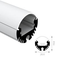 Cabine H19.8mm da exposição em volta do perfil IP44 K48 W20mm do diodo emissor de luz