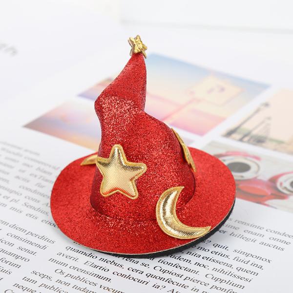 Halloween Hat Hairpin Costume Bonnet Hair Accessories For Kids Hair Clips Sequins