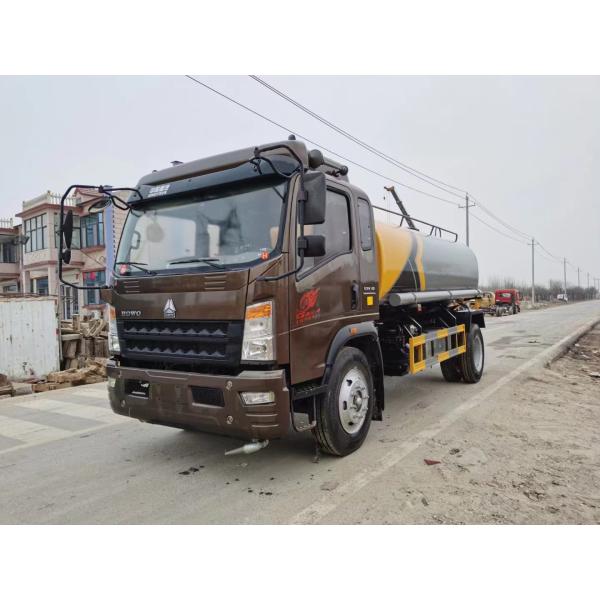 HOWO Sprinkler Water Tanker 100000L Cum-mins Engine 170hp 7.3*2.3*2.7m