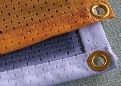 Perforated Flex Custom Mesh Banners Single Side Printing Inkjet Printing