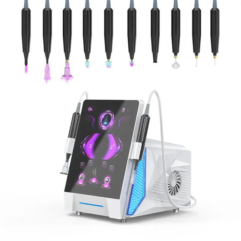 No Need Gas 2 Handles Hot Cold Plasma Facial Machine For Facial And Hair Care