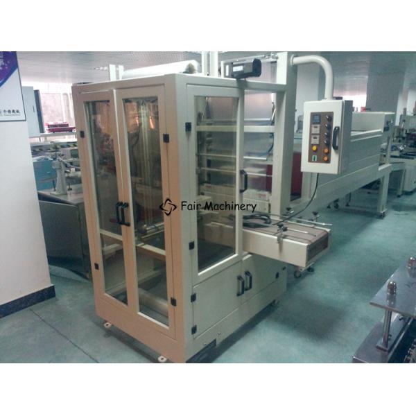 Máquina de envolvimento do psiquiatra da garrafa de água do GV 2.1KW, máquina da luva do psiquiatra da garrafa 6time/min