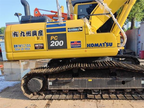 20 Ton Second Hand Komatsu Excavator Komatsu PC 200 8 With Original Parts