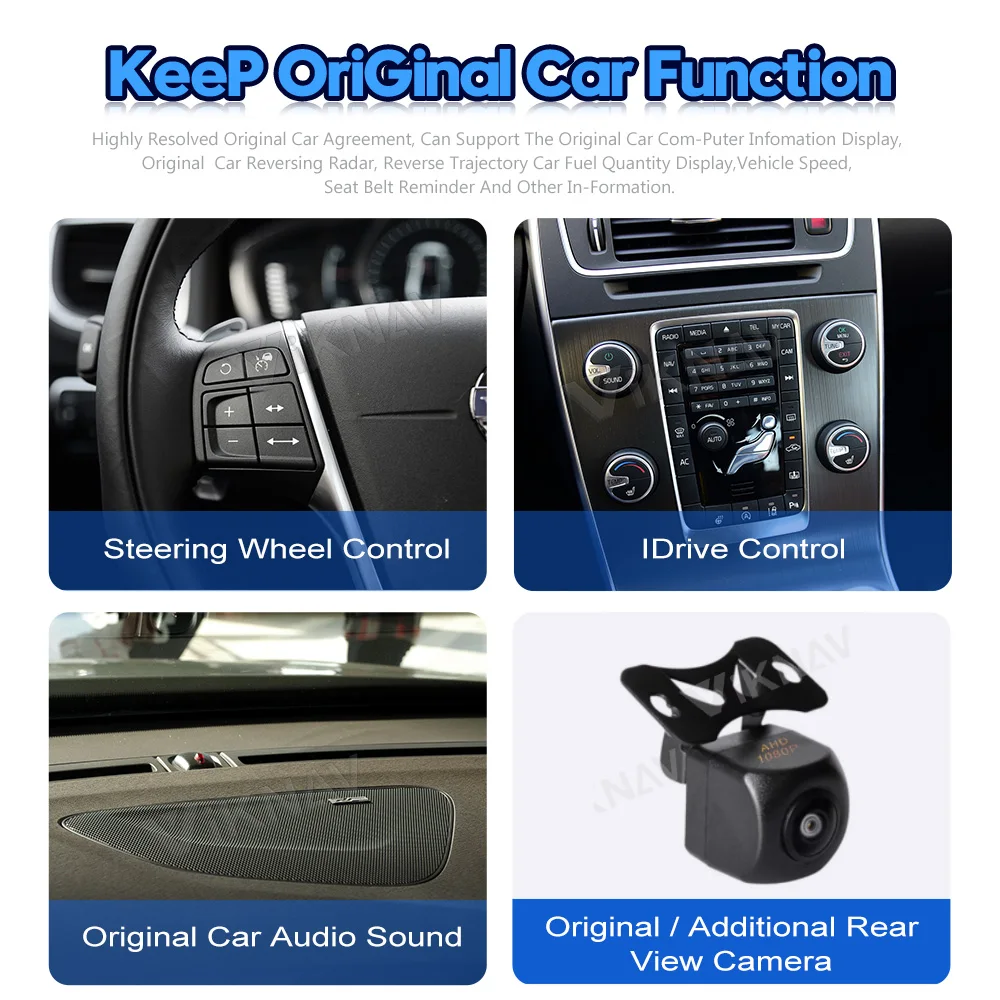 2011-2014 Volvo S60 Сенсорный экран Автомобильный стерео Радио Tesla Style Android Мультимедийный проигрыватель