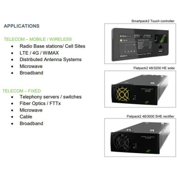 300A-500A 4U Distribution Eltek Flatpack2 Hybrid Power Core Eltek DC Power Supply System CTO30408S.4xxx CTO308xxS.4xxx