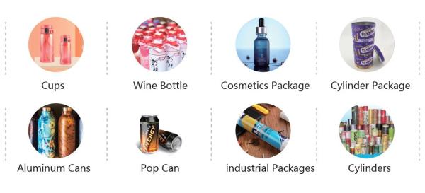 UV Digital Inkjet Printer for Cylindrical Objects Aluminum Cans Stainless Steel Thermos Bottles
