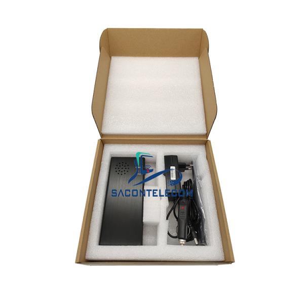 Portable Signal Jammer with 8000mAh Battery 3 Bands 315MHz 433MHz 868MHz and 100m Range