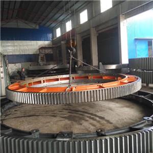 Construction Site Heavy Duty Big Dimension Mill Girth Gear and rotary kiln girth gear factory price