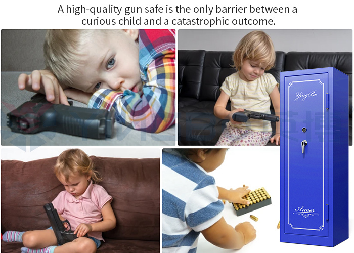 Gun And Document Safe WiFi Connected Safe Custom Logo Weapon Safe Box