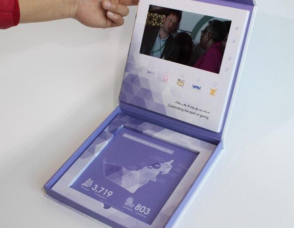 Custom LCD Video Card Video Greeting Card Screen Size 10.1 Inch