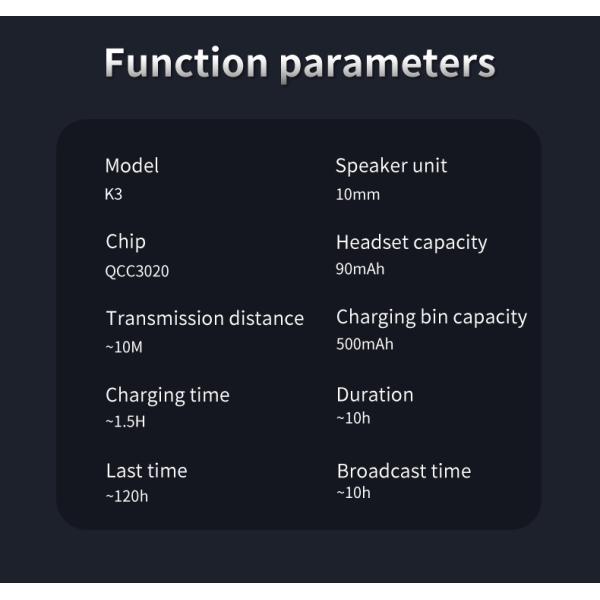 Smart Wireless Mono Earbuds Bluetooth 5.0 Sports Game Bt Speaker Business Headset
