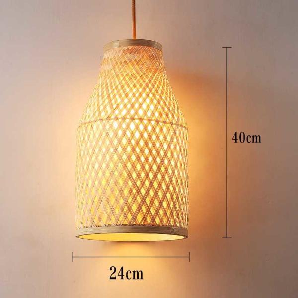 Wicker basket pendant lights Kitchen Dining room Sitting room Decor (WH-WP-18)