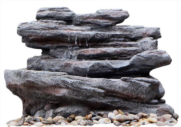 Hand Cast Rock Water Fountains With CE / GS / TUV / UL Approved 