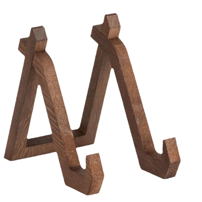 Wooden Picture Frame Pedestal Base Stand Antique Furniture Base Stand Kitchen Counter Solid Wood Cooking Recipe Display Stand