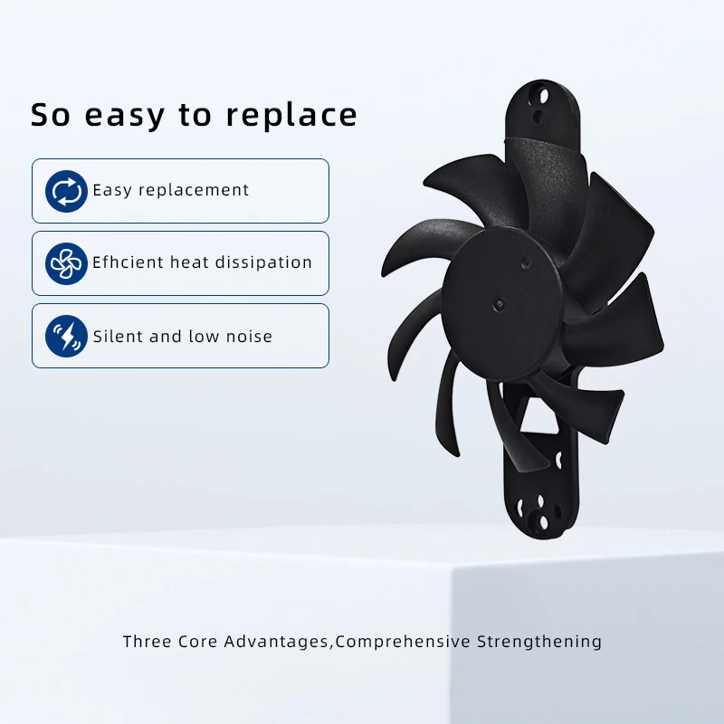 80x80x15mm Bracket Fan DC 12V 24V Brushless Suspension Frame Cooling Fan For Inverter Power Supply