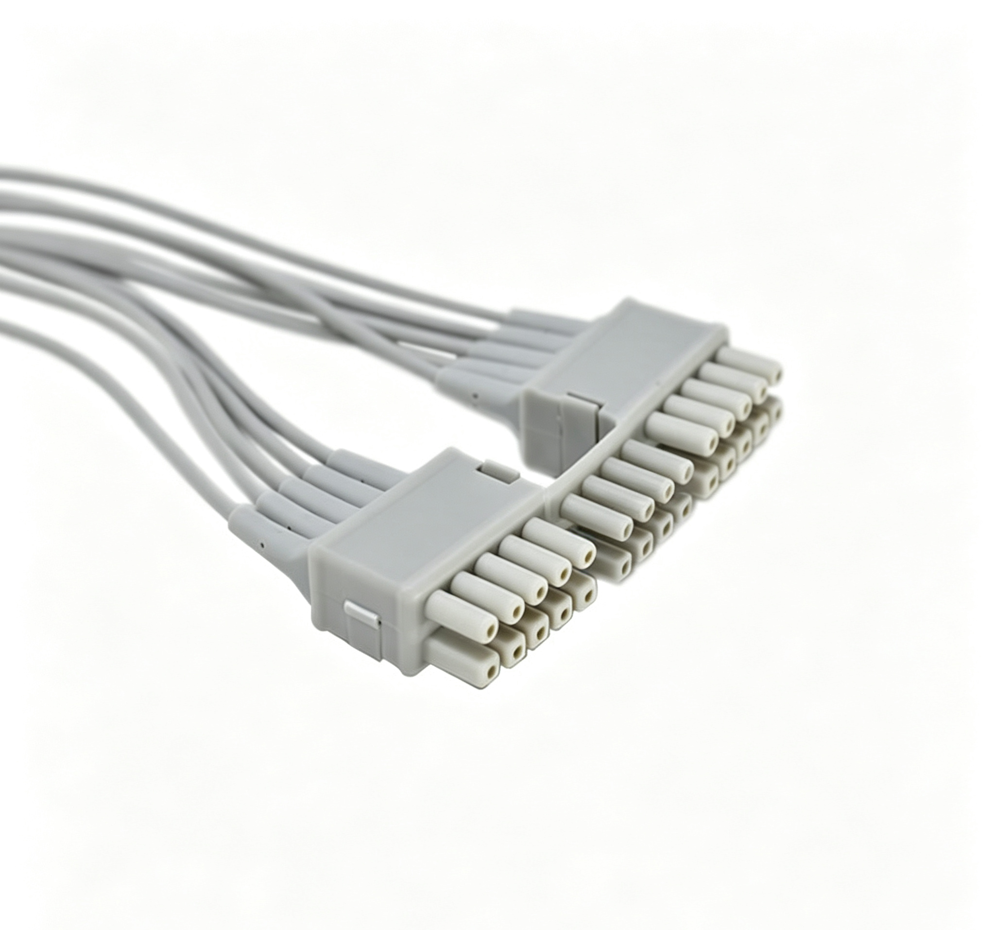 CE Certified ECG Machine Patient Cable 1.2m Lead Shielded Cable For Mortara
