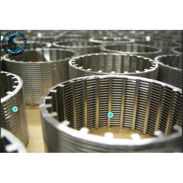 300um Slot Wedge Wire Screen Pipe Stainless Steel 304 Drum Shaped