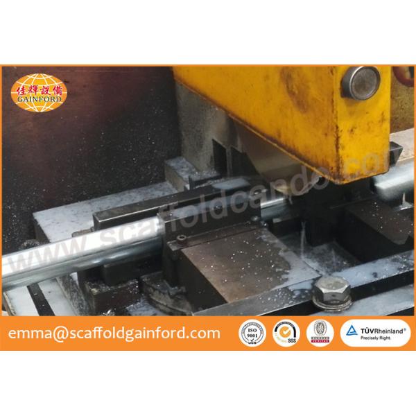 0.5M height Q235 galvanized  ring lock handrail for star case and ladders for South east market projects