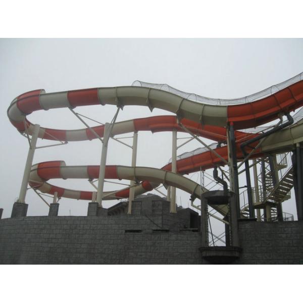 Adults Water Roller Coaster , Extreme Water parks slide Sport Games
