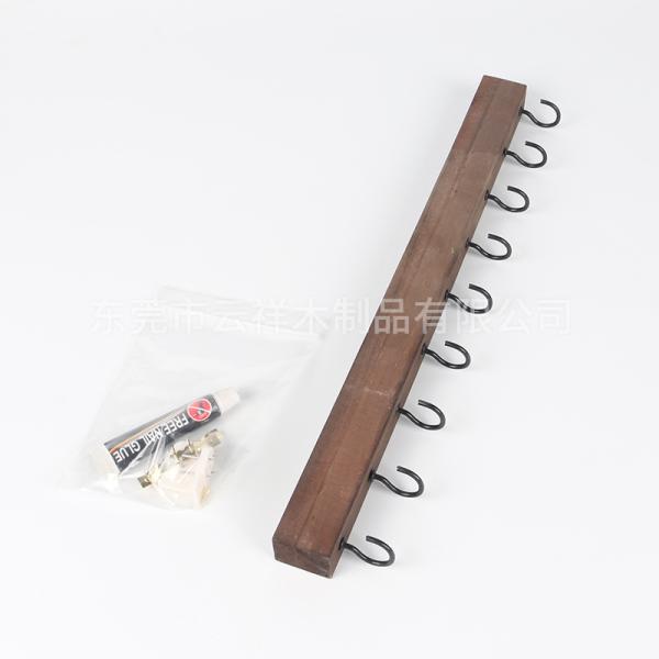 Custom Wooden Coat Rack Wall Mount Farmhouse Style Entryway Organizer