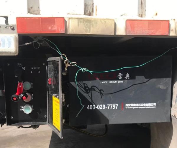 Hydraulic System Tailgate lift with Emergency Stop Button and  white color,DC12V,2KW