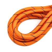 Cordones reflexivos negros anaranjados negros polivinílicos de la cuerda suavidad de 3/8