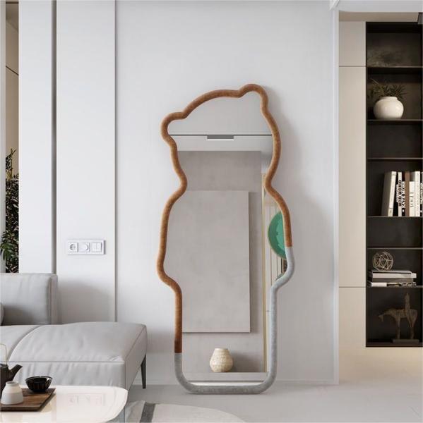 Salón Decorativo Espejo de longitud completa 70 pulgadas Dormitorio colgante ODM