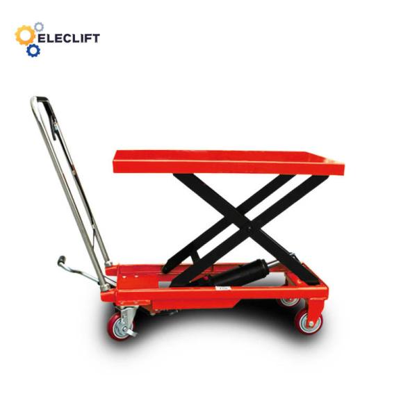 Powder Coated Scissor Lift Table Emergency Stop Button Ensures Safety and Easy Operation