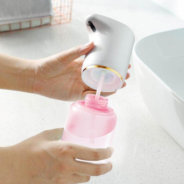 Оранжевый Bathroom 400ML CE распределителя мыла USB автоматический