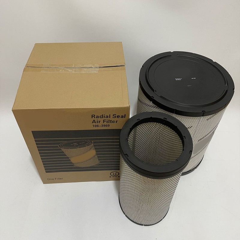 106-3969 Radial Seal Dual Air Filter Set  325B 330B Excavator