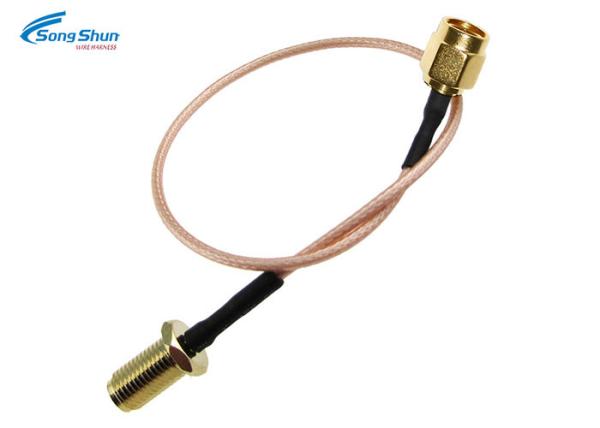 50ohm Antenna RF Cable Assemblies SMA Male Straight Plug Data Transmission