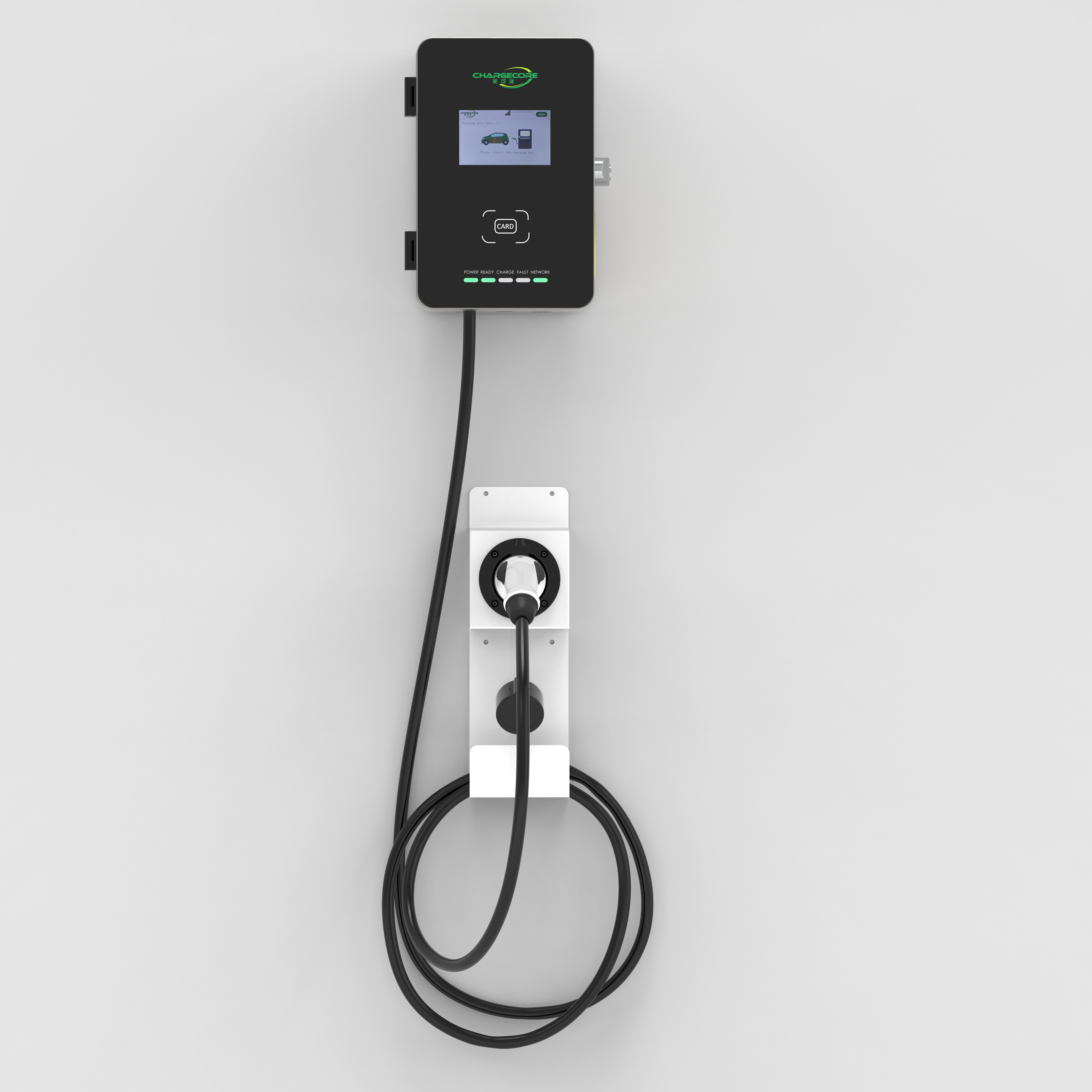 Предохранение от 32A утечки зарядной станции Wallbox IP55 7KW EV