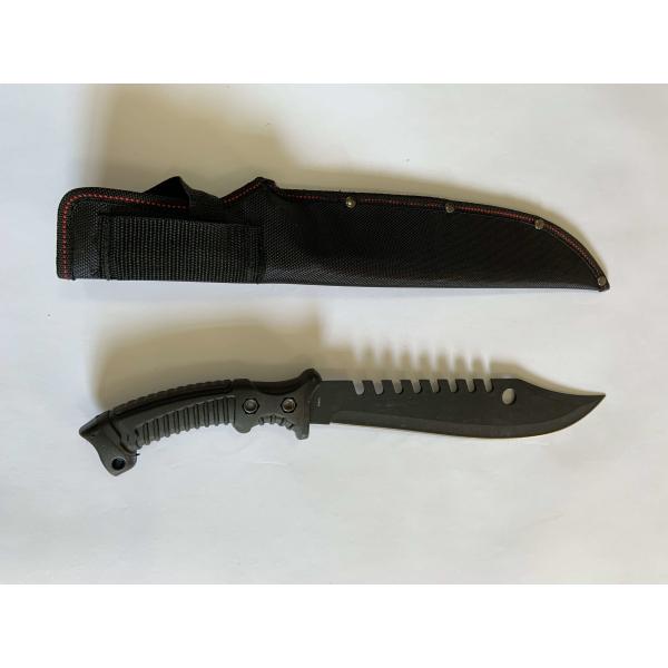 ODM 16in Rubber Handle Fixed Blade Hunting Knife 3mm Blade
