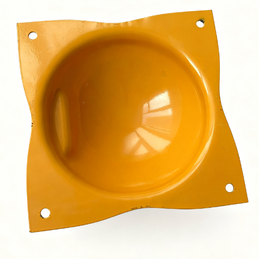 Heavy Duty Steel Road Stud with Reflective Lens | Anti-Rust Pavement Marker for Highway & Parking Safety