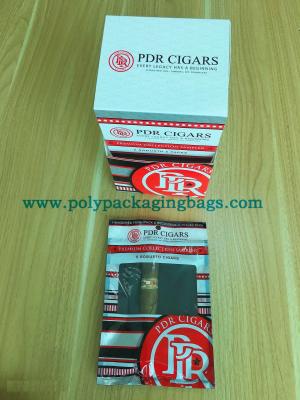 OPP/PE laminou sacos do Humidor do charuto com caixa de exposição