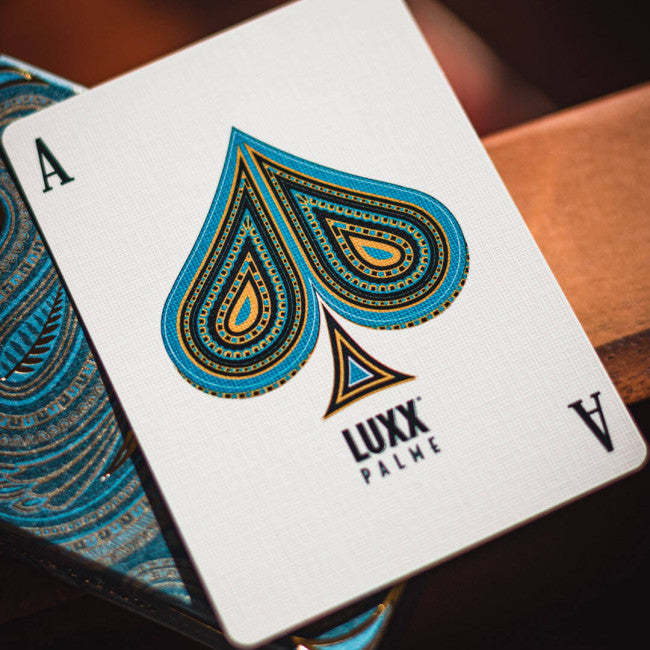 Water-Resistant Playing Card Deck with Linen Finish and Includes Jokers for Poker and Magic Tricks