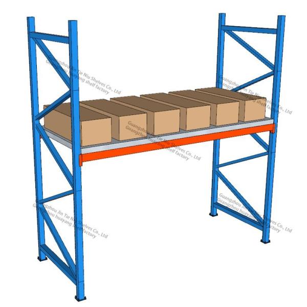 Customized Size Narrow Aisle Beam Racking Steel Metal Shelves
