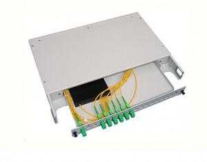 19 Inch Rack Mounted Splitter Box With SC APC PLC Fiber Splitter