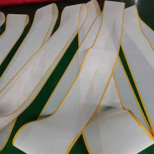 Customized Plain Woven Polyester Mesh Conveyor Belt for Paper Making Sludge Dewatering Dryer