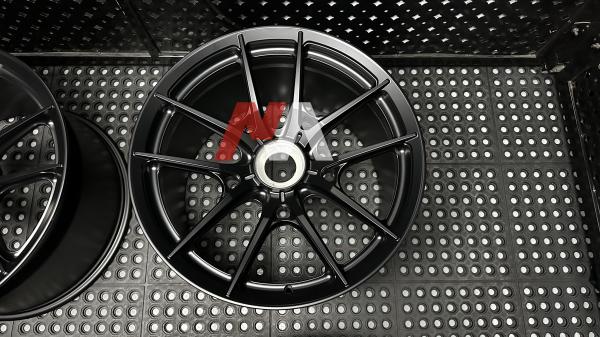 D03-R Gloss Black VR Forged Porsche 991 Turbo Wheels 16-26 Inch
