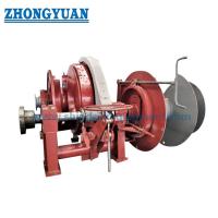 Windlass e guincho a motor elétrico com um único cigana, um único tambor e um único fim de curvatura