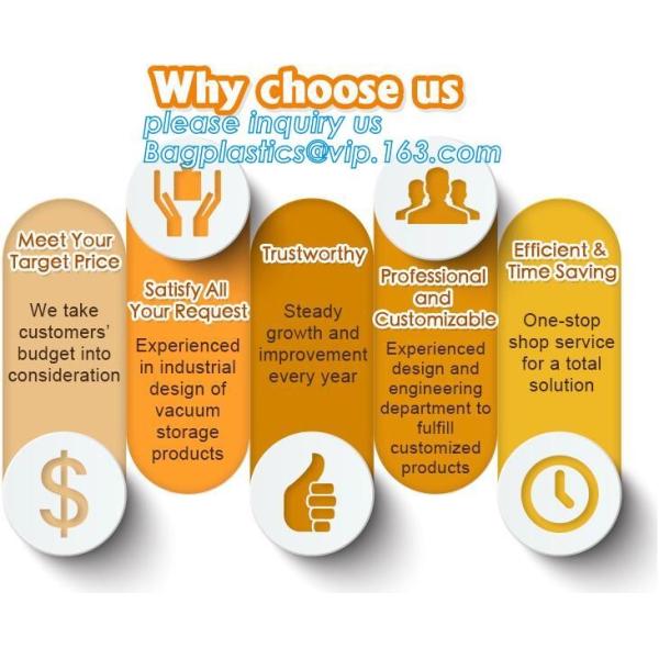 Disposable Transparent Vacuum Sealer Food Storage Plastic Packaging Roll Bag for Food Sealed, Textured Food Freshness St