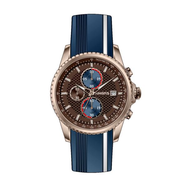 Hydraulic Pattern Automatic Mens Watches , Mechanical Watches For Men