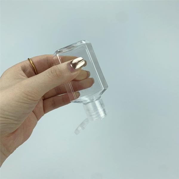 Transparent Spray Bottle for Hand Sanitizer Lotion etc. Flat Bottle PET 20ml 60ml 80ml