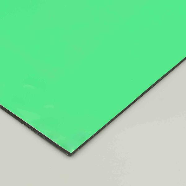 Apple Green PVDF Aluminum Composite Panel 1.22m Width | Exterior ACP Sheet for Curtain Wall